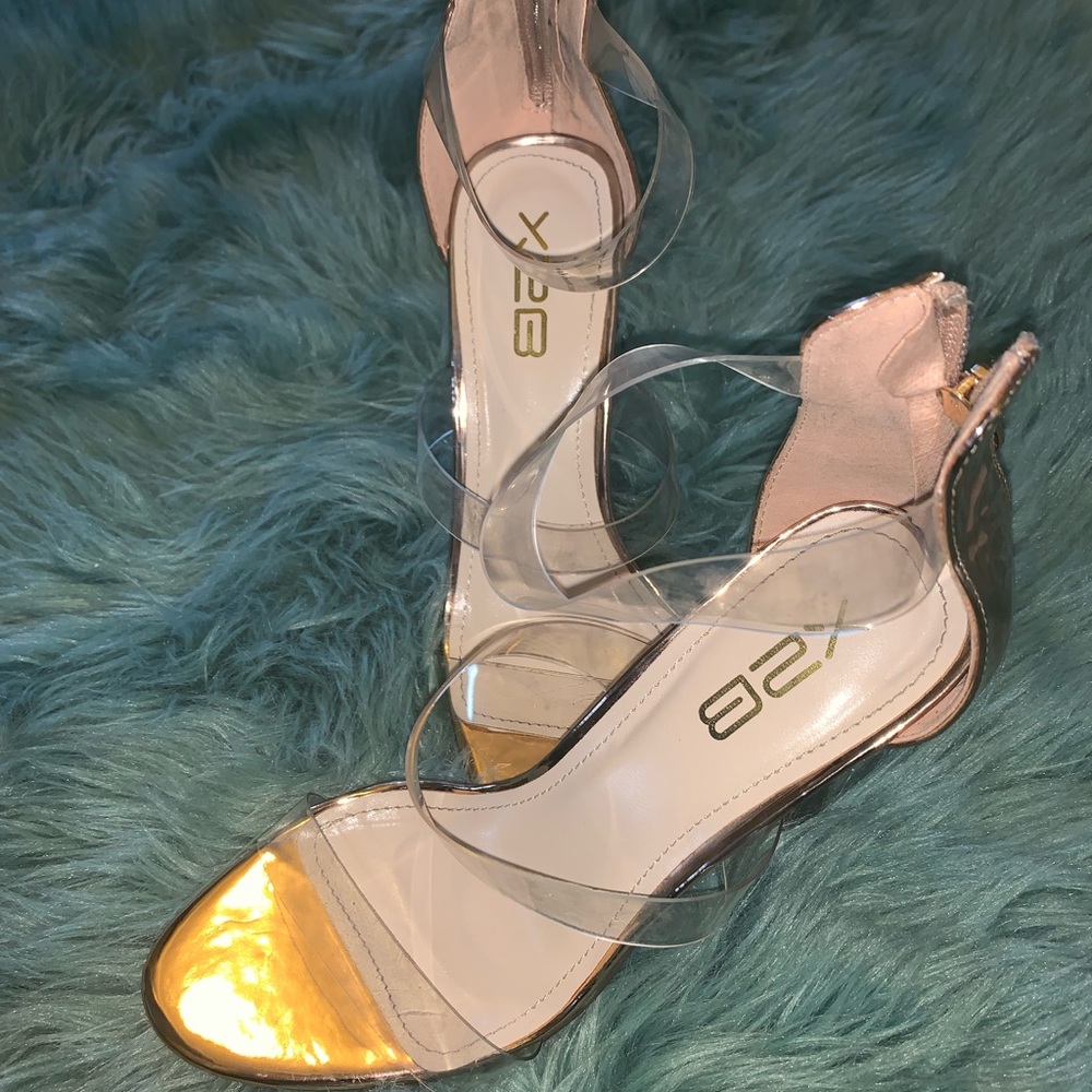 Rose gold heels